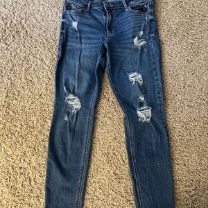 Old Navy Rockstar ripped Jeans- Mid rise
